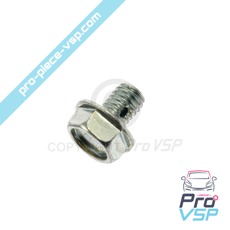 Injection pump purge screws