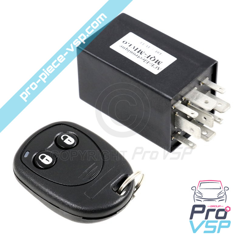 Conjunto de controle remoto + caixa receptora