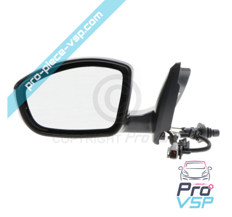 Right mirror chromed shell