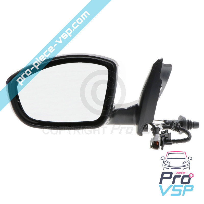 Right mirror chromed shell