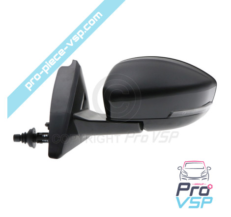 Right mirror chromed shell