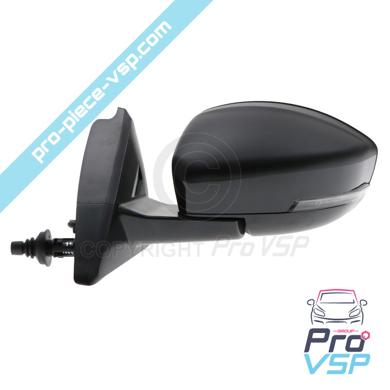 Right mirror chromed shell