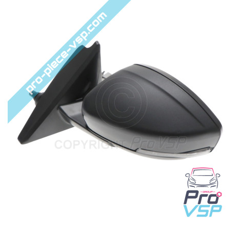 Right mirror chromed shell