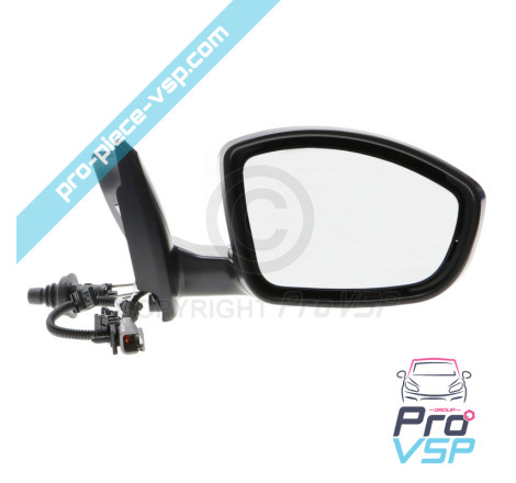 Right mirror chromed shell