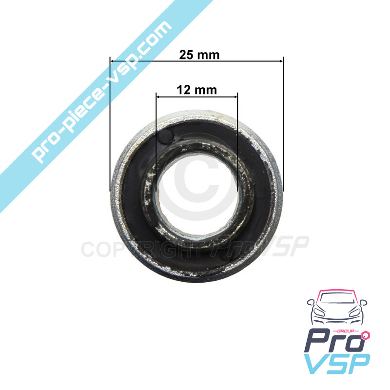 Silent axle block