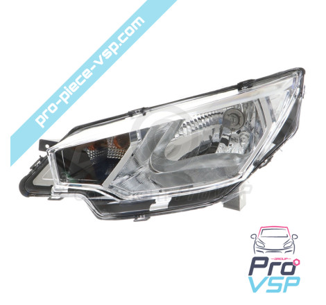 Left headlight (chrome bottom)