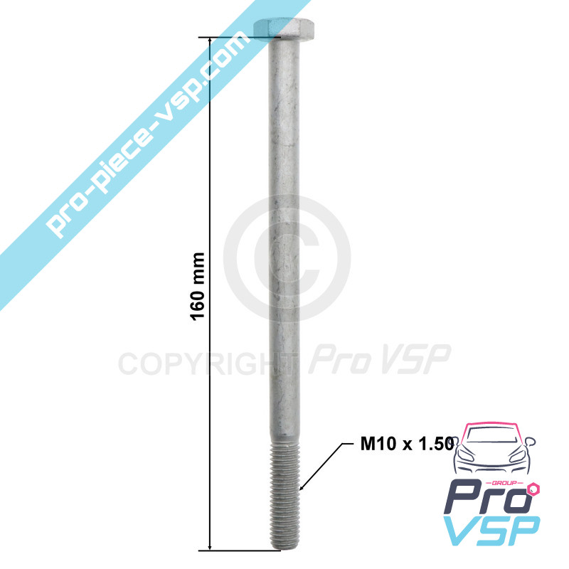 M10x160 Sechskantschraube