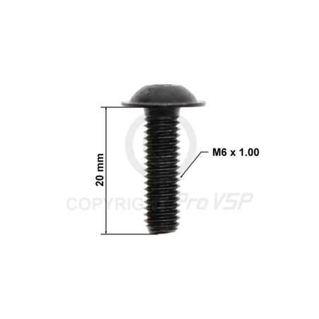 Tornillo curvado M6x20
