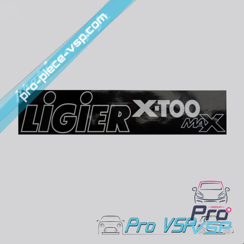 Autocollant de plaque d'immatriculation pour ligier xtoo max