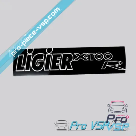 Ligier-Kennzeichen-Aufkleber xtoo r