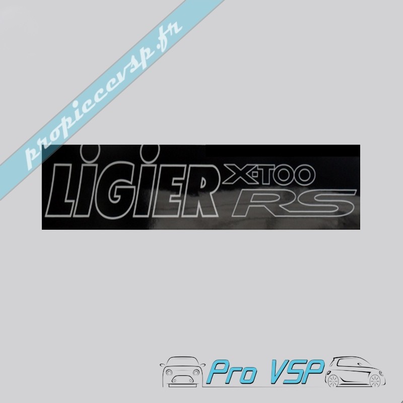 Autocollant de plaque d'immatriculation pour ligier xtoo rs