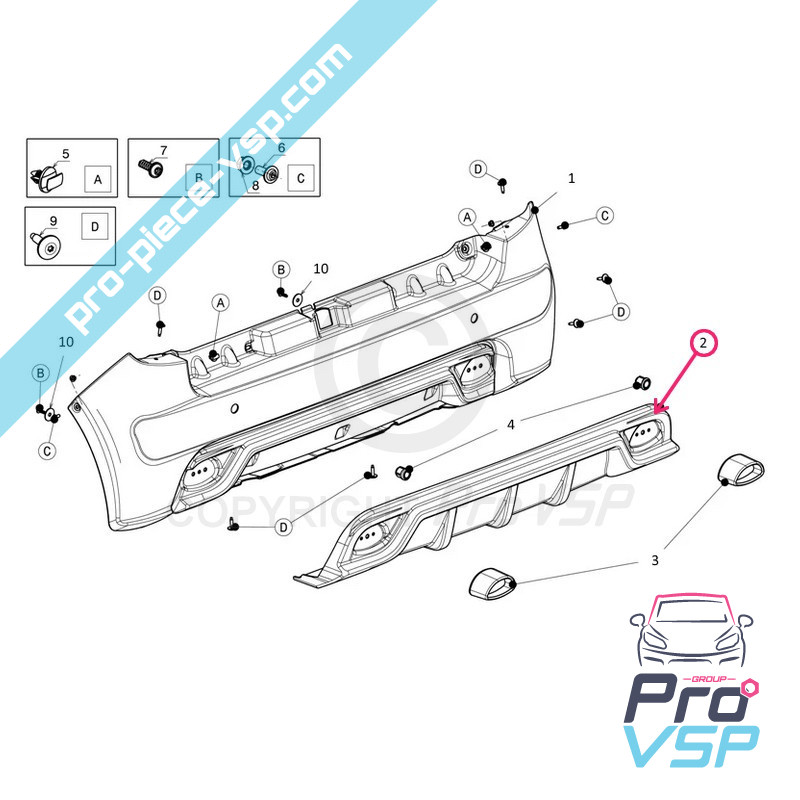 Rear bumper