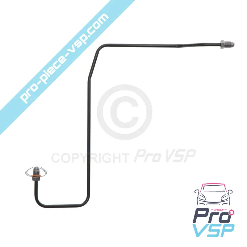 Origem da mangueira de freio traseira para Citroën Ami / Opel Rocks-E / Fiat Topolino