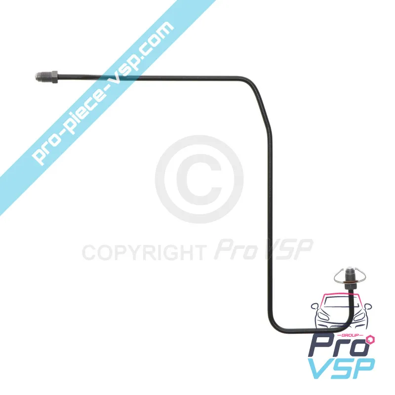 Tuyau de frein arrière gauche origine pour Citroën Ami / Opel Rocks-E / Fiat Topolino