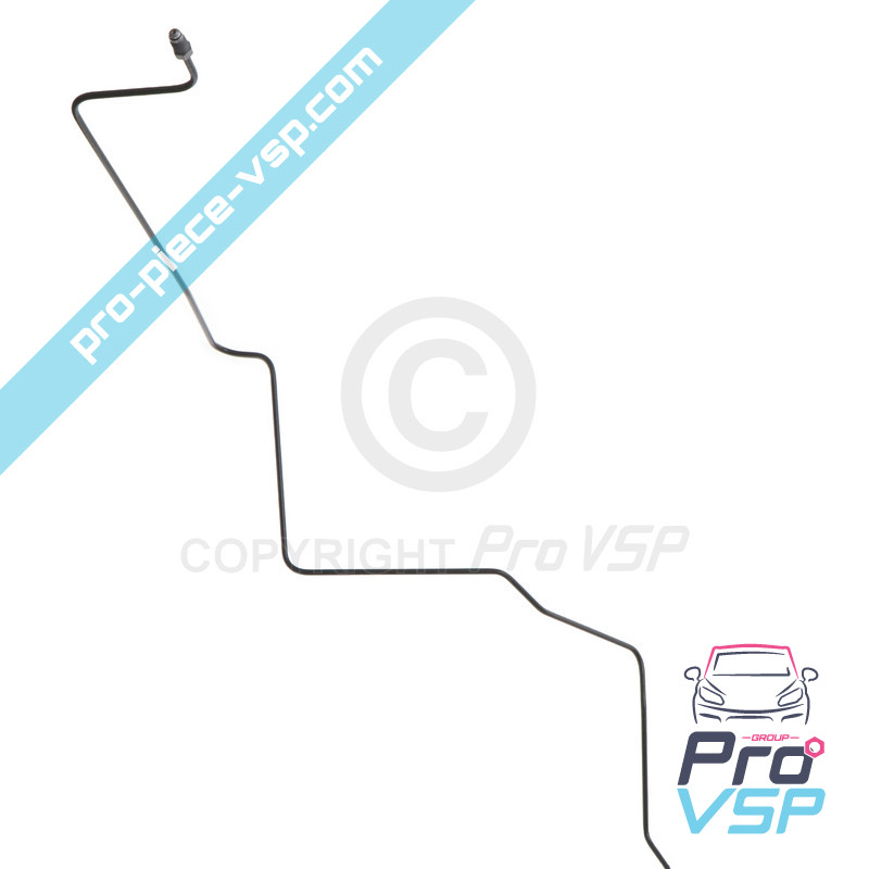 Central brake pipe