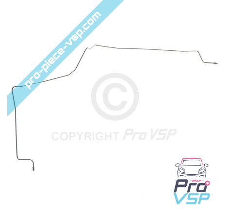 Central brake pipe
