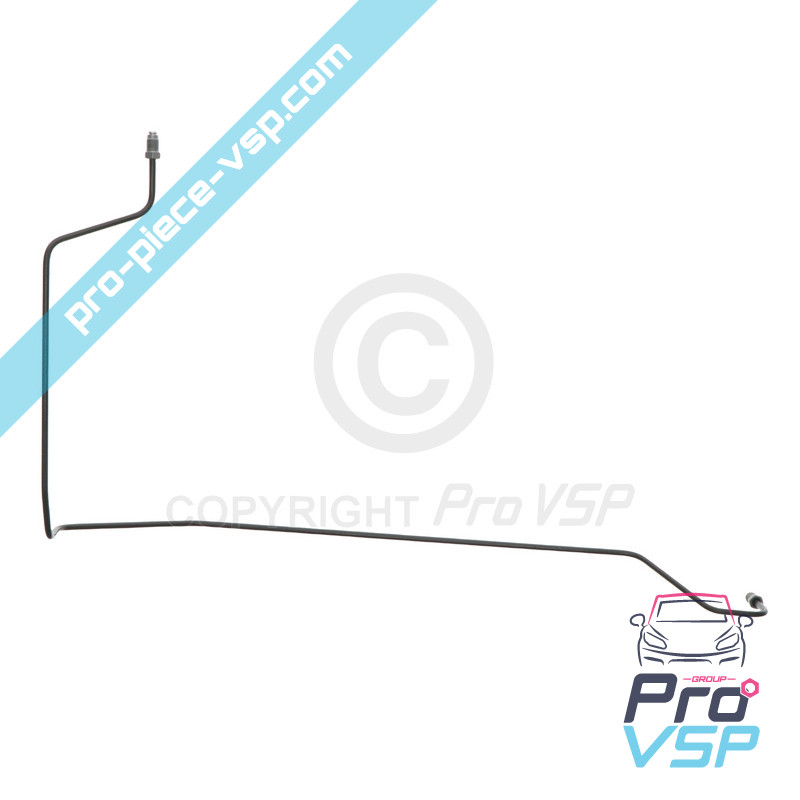 Central brake pipe