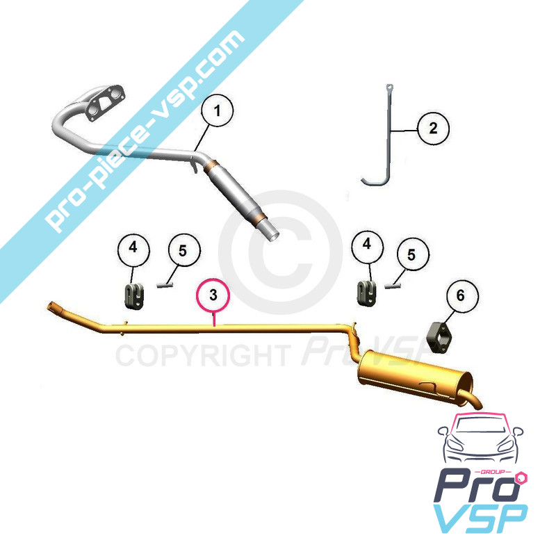 Exhaust line
