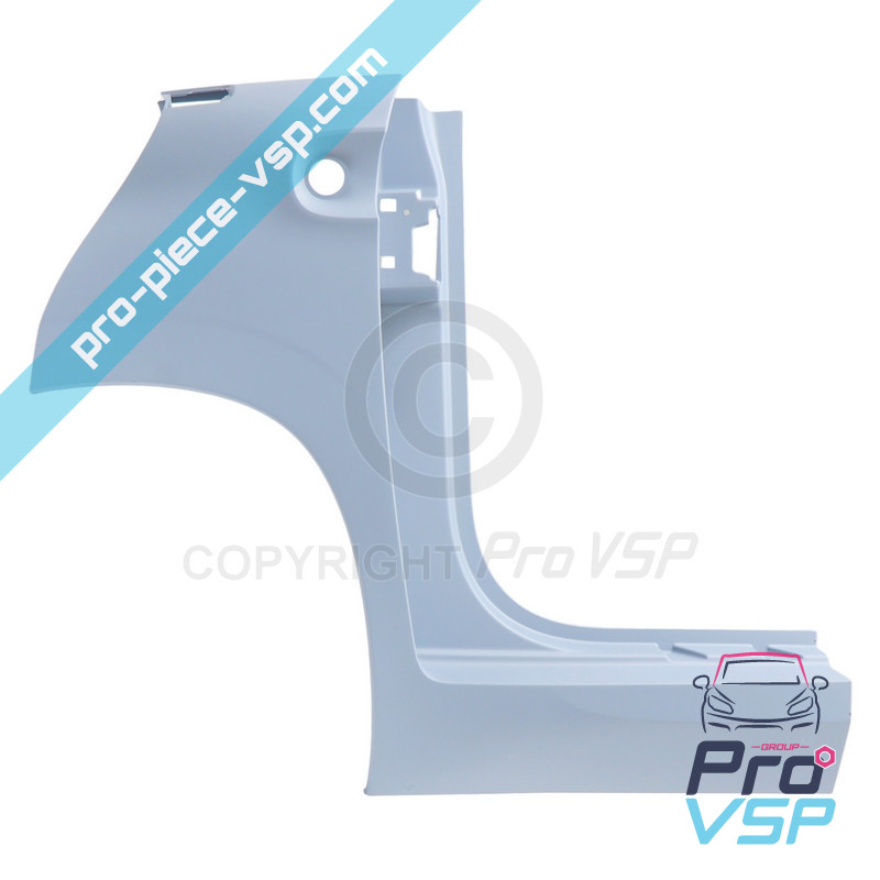 Straight rear wing
