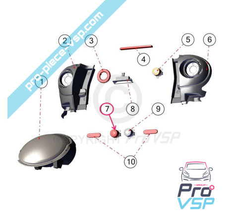 Rear fog lamp