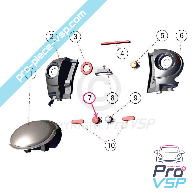 Rear fog lamp
