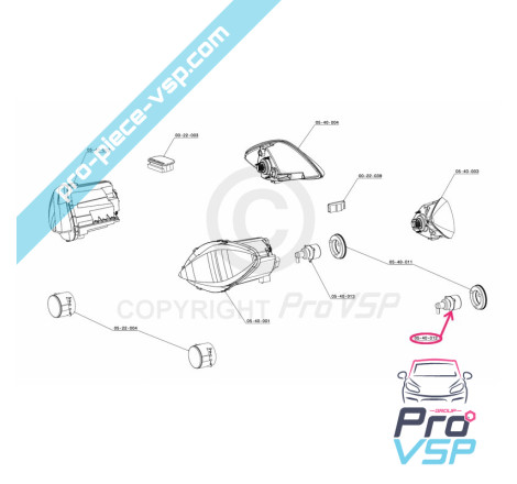 Rear fog lamp