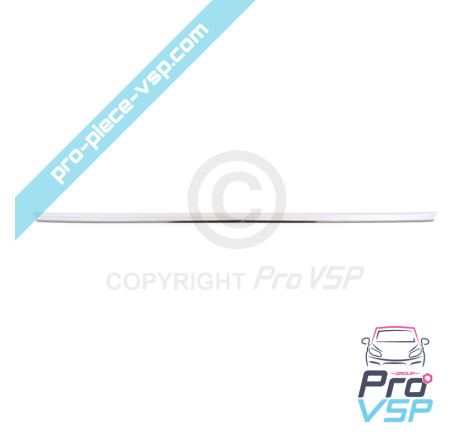 Chromed front bumper