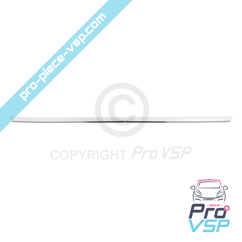 Chromed front bumper