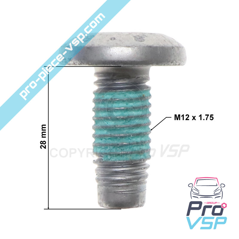 copy of Steering wheel fixing screws