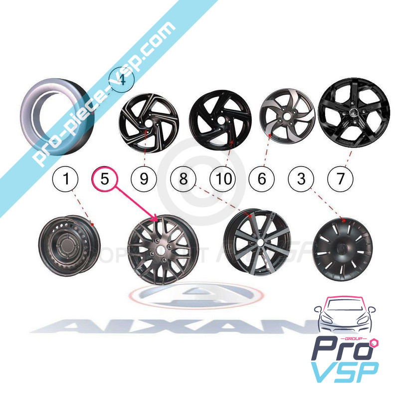 14 inches high rim