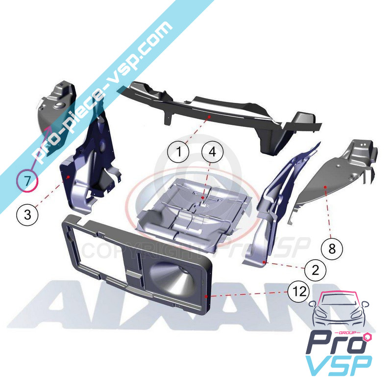 Direct front wing play origin