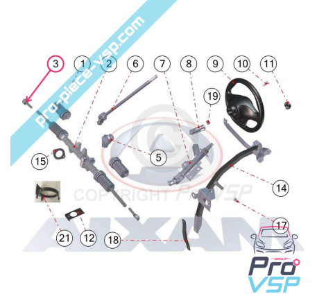 Steering ball