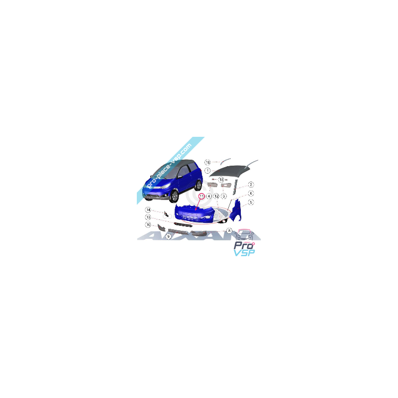 Original front bumper ( marine blue)