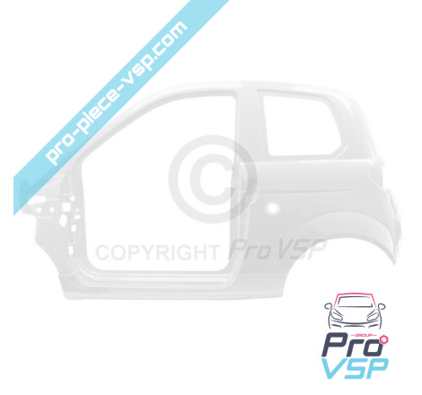 Latéral gauche origine pour Microcar Mgo 3 , 4 , 6