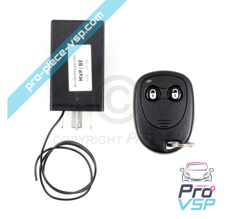 Conjunto de controle remoto + caixa receptora