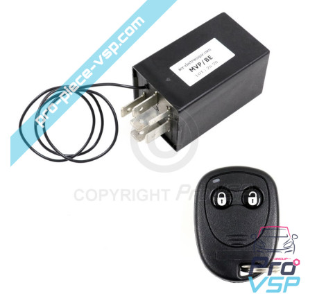 Conjunto de controle remoto + caixa receptora