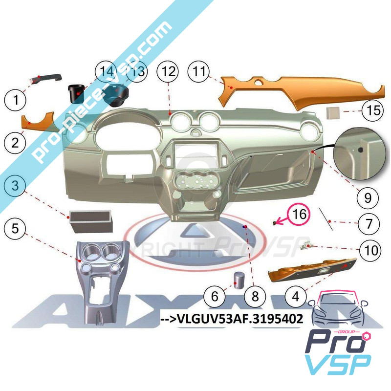 Glove box washer