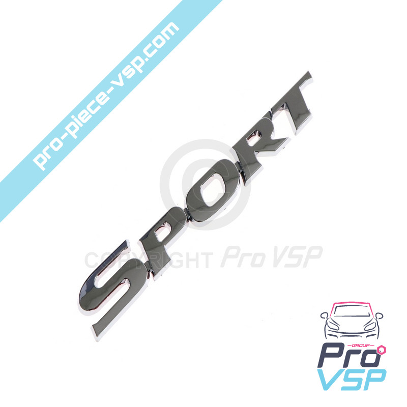 Logo Sport chromé