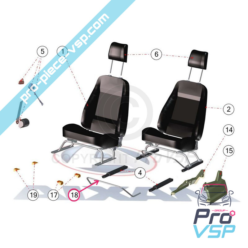 Tobogán del asiento
