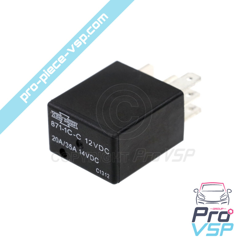 5-pin black relay