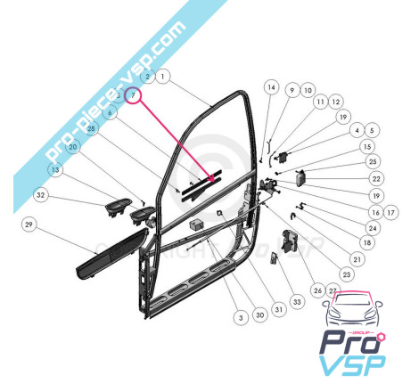 Window riser plate