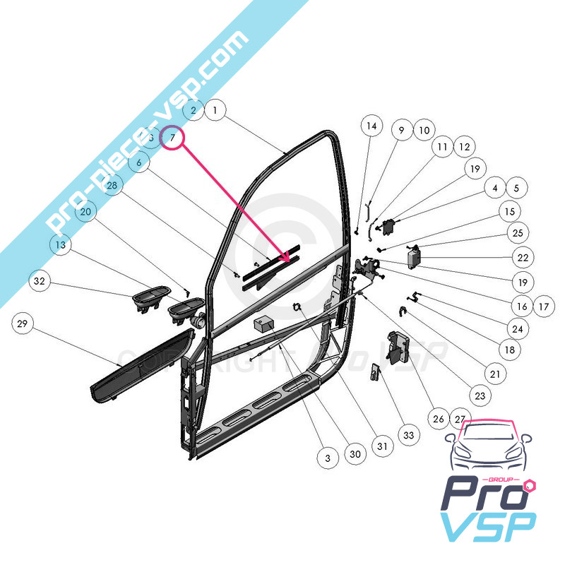 Window riser plate