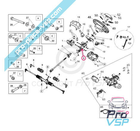 Steering column