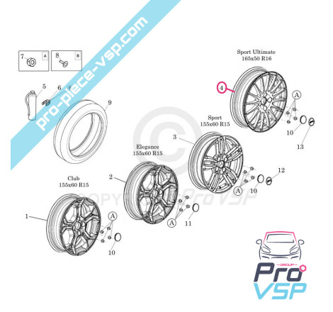 16 inch aluminum rim