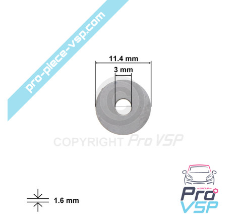 Câle de tarage d'injecteur pour moteur Lombardini Focs Progress 502