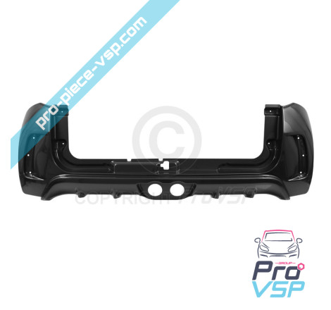 Para-choque traseiro original (metal preto)