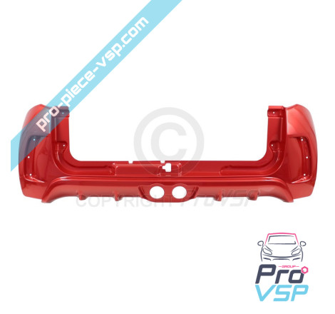 Paragolpes trasero original (rojo perla)
