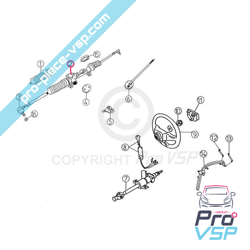 Steering rack