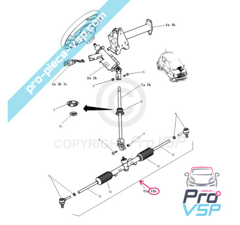 Steering rack
