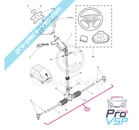 Steering rack